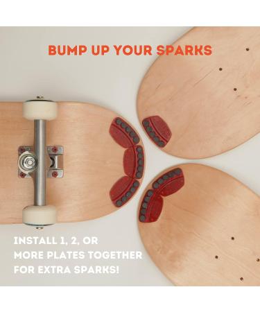 Tail Devil Skateboard Spark Plate | Enhance Your Skateboard with Sparks | Premium Skateboarder Accessory | Sparking Tail Plate Attachment (1 Pack) - Buy Online on SooperMarket.com