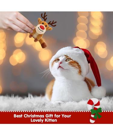 Festive Christmas Catnip Toys for Cats - Bite Resistant & Catnip Filled Teething Toy - Buy Online on SooperMarket.com