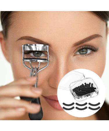 Replacement Silicone Eyelash Curler Refills 30 Piece Eyelash Curler Pad for Universal Eyelash Curler with Clear Storage Box - Buy Online on SooperMarket.com