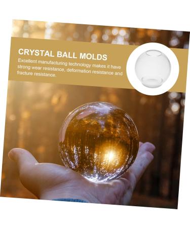 STOBOK 6pcs Crystal Ball Mold Silicone Molds Soap Molds Diy Crystal Ball Ornament Mould Universe 3d Manual - Buy Online on SooperMarket.com