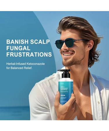 Ketoconazole Shampoo for Dandruff - Extra Strength Antifungal Treatment for Men & Women | Psoriasis & Dermatitis Care - Buy Online on SooperMarket.com