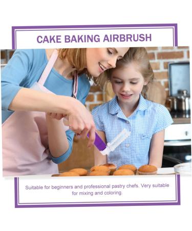 CRAFTHROU 2pcs Cake Sprayer Cake Coloring Spray Manual Cake Coloring Airbrush Cake Pump Sprayer Plastic Purple - Buy Online on SooperMarket.com