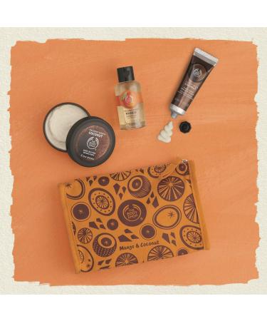 The Body Shop Tropical Beauty Bag Gift Set with Coconut Body Butter, Hand Cream, and Mango Shower Gel - Buy Online on SooperMarket.com