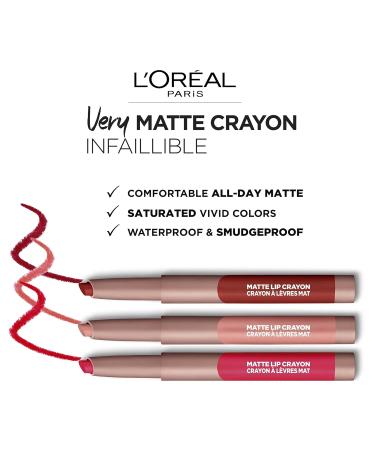 L'Or al Paris Matte Lip Crayon Lipstick 113 Everyday - International Shipping Available | Buy Now - Buy Online on SooperMarket.com