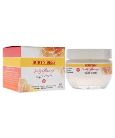 Burt's Bees Truly Glowing Night Cream 1.8 oz - Unisex - White (I0115908) - Buy Online on SooperMarket.com