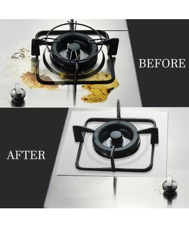 Stove Burner Cover Double Thick Reusable Non Stick Heat Resistants Stove Protector Cuttable Stove Burner For Kitchen Canisters Bathroom (Silver One Size) Silver One Size - Buy Online on SooperMarket.com