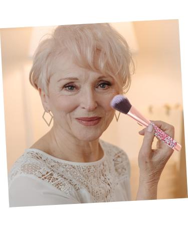 WOFASHPURET 1set Diamond Makeup Brush Women Makeup Supplies Bronzer Powder Makeup Powder Brush Face Blush Brush Portable Makeup Brush Blush Concealer Brush Plastic Miss Handheld Rhinestones - Buy Online on SooperMarket.com