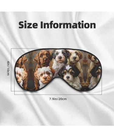 SSIMOO Double-Sided Eye Mask for Dogs | Soft Light Blocking & Sleep Enhancing | International Shipping Available - Buy Online on SooperMarket.com