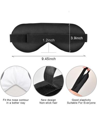 Haskirky Light Blocking Eye Mask - Adjustable Unisex Travel & Meditation Mask - Panda Design for Deep Sleep & Comfort - Buy Online on SooperMarket.com