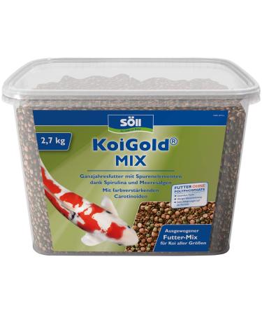 S ll Koigold Mix 7 L - KoiFutter with trace elements and vitamins for the full diet of Koi in the Koiteich garden pond Fischteich