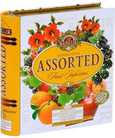 Basilur Teabook Summer Fiesta 71396-00 (Fruit Infusions Assorted 32 tea bags) - Buy Online on SooperMarket.com