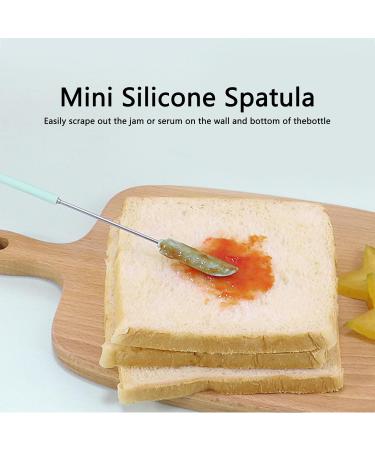 Retractable Silicone Spatula & Spoon - Easy Clean Portable Design for Cosmetics & Lip Gloss - Buy Online on SooperMarket.com