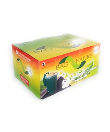 Compostable Tall Kitchen Bags- 50 Count