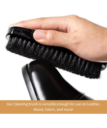 Furniture Clinic Cleaning Brush for Leather Fabric & Canvas | Gentle Bristles for Safe Cleaning of Furniture Jackets & Shoes | Easy-to-Use Soft Brush - Buy Online on SooperMarket.com
