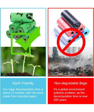 Nestling 300 Dog Poop Bags with Dispenser | Super Strong, Leak Proof & Biodegradable | Green Dog Waste Bags - Buy Online on SooperMarket.com