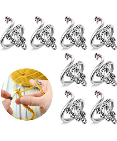 Sibba Adjustable Finger Thimble Yarn Holder Crochet Kit - 8 PCS - Buy Online on SooperMarket.com