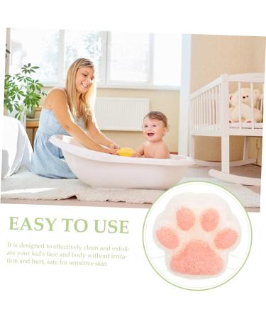 NOLITOY 3pcs Baby Facial Shower Loofah Set - Gentle Face Cleansing Pads & Bath Scrubber for Toddlers - Buy Online on SooperMarket.com