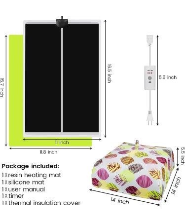 Epoxy Resin Heating Mat  Resin Curing Machine  Epoxy Quick Dry Tool Set with Timer and Cover for Coaster Jewelry Silicone Mold - Buy Online on SooperMarket.com