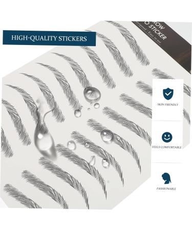Hemoton 18 Sheets Imitation Eco Eyebrow Sticker Imitation Eyebrow Fake Eyebrow 4d Transfer Stickers - Buy Online on SooperMarket.com