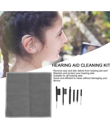 Ear Aid Brush Set - ANGGREK 7 Piece Wax Loop & Hearing Amplifier Maintenance Kit - Buy Online on SooperMarket.com