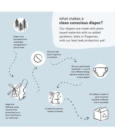 The Honest Company Overnight Diapers | Plant-Based & Sustainable | Size 6 (35+ lbs) | Sleepy Sheep Design | 42 Count Pack | Club Box | Eco-Friendly Solution - Buy Online on SooperMarket.com