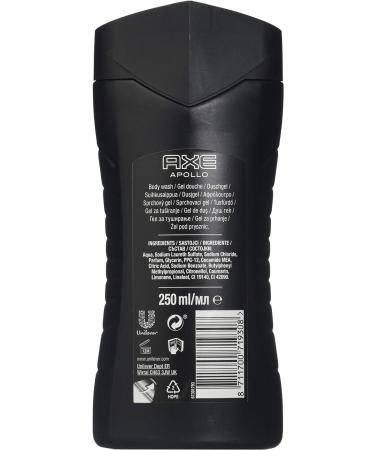 Axe Apollo Shower Gel 250ML - Refreshing Body Wash - 1 Count - Buy Online on SooperMarket.com