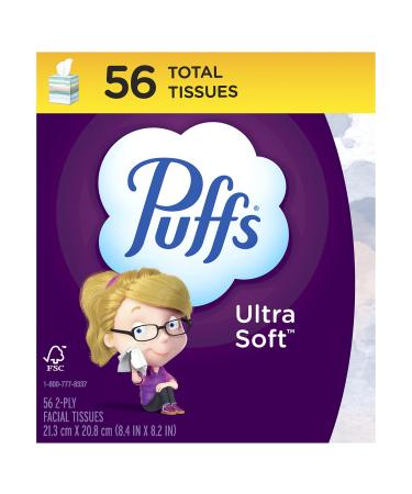 Puffs Cube Ultra Design Tissues 1 box 56 ct