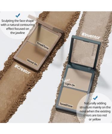 ETUDE Contour Powder 03 Re-illumination | Bronzer and Contour Palette for Effortless Face Definition | Smooth Velvety Texture | Natural Selfie-Ready Look - Buy Online on SooperMarket.com