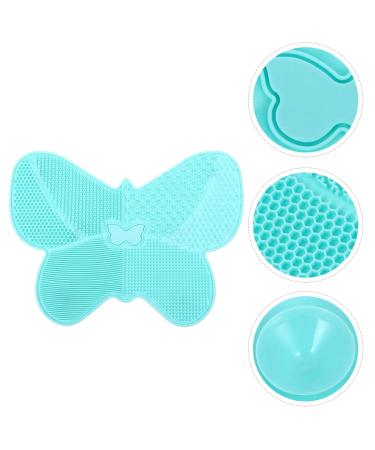 1pc Silicone Scrub Pad Eco-Friendly Makeup Applicator & Cleaning Tool | 23x17cm Green Perfect for Beauty Kits & Cosmetic Care - Buy Online on SooperMarket.com