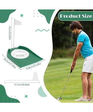WSERE 2 Pack Golf Putting Cup - Indoor & Outdoor Training Aids for Putting Practice - Regulation Size Putter Hole - Buy Online on SooperMarket.com