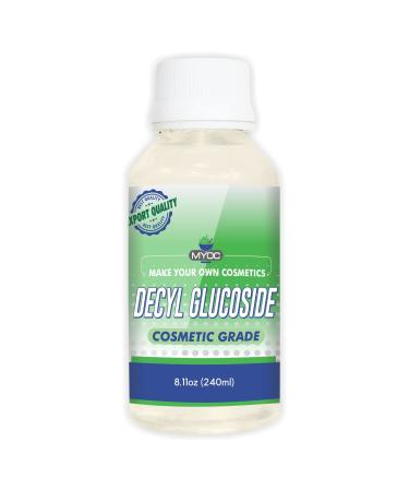 Myoc Decyl Glucoside 240 ml Decyl Glucoside Cosmetic Grade Decyl Glucoside Surfactant Decyl Glucoside for Skin Decyl Glucoside for Hair Decyl Glucoside Making Cosmetic Decyl Glucoside Bulk