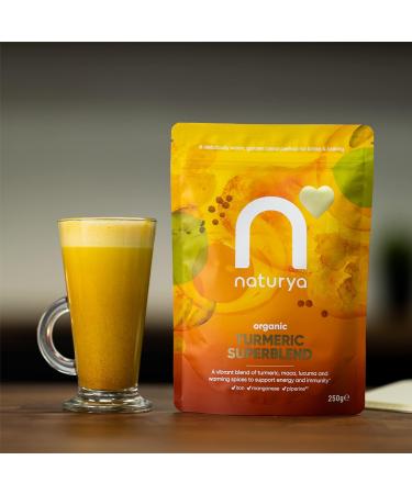 Naturya Organic Turmeric Superblend Powder 250g - Natural and Organic Turmeric Blend - Buy Online on SooperMarket.com