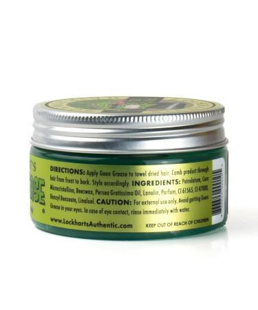 Lockhart's Goon Grease Hair Pomade | Heavy Hold & Shine | Rockabilly Classic - Cucumber & Spicy Fragrance | 113g - Buy Online on SooperMarket.com