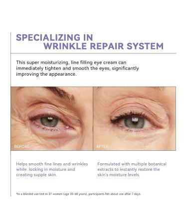 Bakuchiol Retinol Alternative Eye Cream | Dark Circles Puffiness & Fine Lines | Plant-Based Peptide Treatment - Buy Online on SooperMarket.com