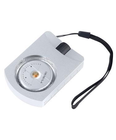 Ueasy Professional Aluminum Accurate Altimeter Compact Handheld Clinometer for Measuring Heights Slopes Angles Silver
