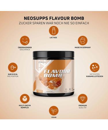 NeoSupps Flavorver I Salted Caramel 250g | Transform Bland Foods into Delicious Treats | Low-Calorie & Perfect for Diets | Ideal for Baking - Buy Online on SooperMarket.com