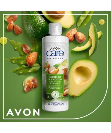 Buy Avon Care 2-in-1 Shampoo & Conditioner with Avocado & Almond Oil - 700ml | International Shipping Available - Buy Online on SooperMarket.com