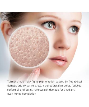 Turmeric Vitamin C Clay Mask- Face Masks- Deep Cleansing Unclog Pores- Dark Spot Remover -Controlling Acne Oil- Reduce Redness and wrinkles- Face Mask Beauty & Skincare 50g - Buy Online on SooperMarket.com