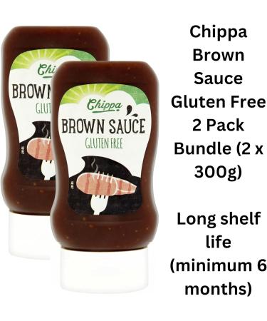 Gluten Free Brown Sauce Bundle Containing Chippa Brand Gluten Free Brown Sauce 2 x 300g Squeezy Bottles - Buy Online on SooperMarket.com