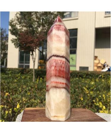 Natural Pork Stone Column Quartz Crystal Tower Point Madafascar 1pc (Size : 800-900g) - Buy Online on SooperMarket.com