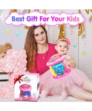 Kaloisyhe Baby Toys - Rotating Projector for 1-Year-Old Girls | Music & Light Interactive Gifts for 6-18 Months - Buy Online on SooperMarket.com