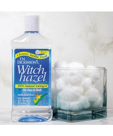 Buy TN Dickinson's Witch Hazel Natural Astringent 16 oz - Best Astringent for Skin Care | Fast International Shipping - Buy Online on SooperMarket.com