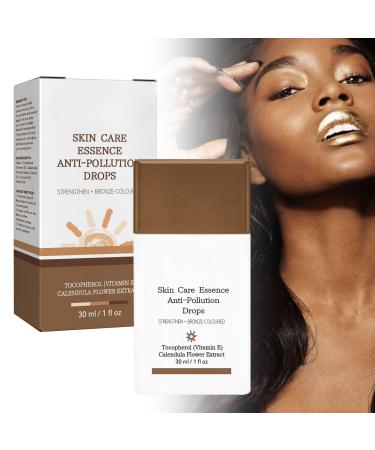 Fake Tan Peptide Serums Anti-Pollution Bronzing Drops Tanning Accelerator Cream Face Self Tanning Cream Face And Body Bronzing Skin Serums Liquid Bronzer Cream Bronzing Drops For Face And Body 30 ml
