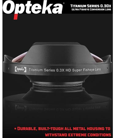 Opteka OPT-SC72FE 72mm 0.3X HD Super Fisheye Lens - Professional Video Camcorders - Buy Online on SooperMarket.com