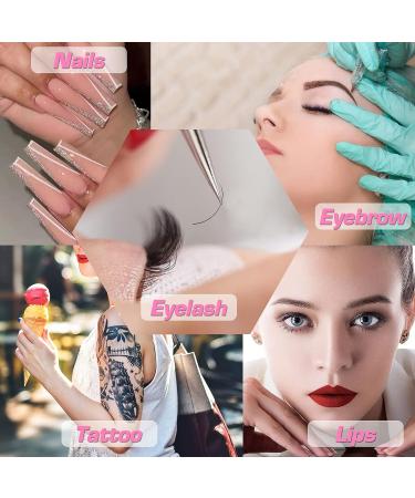 500pcs Pink Heart Shape Glue Rings for Eyelash Extensions - Disposable Smart Glue Cups by Narkysus - Buy Online on SooperMarket.com