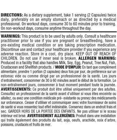 ALLMAX Nutrition - L-Carnitine + tartrate + vitamin B5-120 count capsules - Buy Online on SooperMarket.com