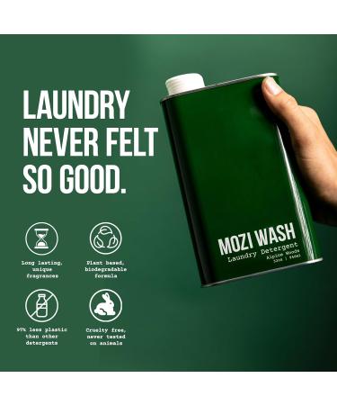 Eco-Friendly Laundry Detergent Liquid - Alpine Woods 32 oz 50+ Loads Plant-Based Cruelty-Free Phosphate & Paraben Free - Buy Online on SooperMarket.com