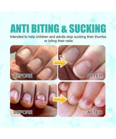 Anti Nail Biting Polish Double Head Stop and Grow Nail Biting Stop Nail Biting Nail Biting Prevention for adults anti nail biting polish Clear Nail Varnish Stop Biting Nails Nail Biter Stopper - Buy Online on SooperMarket.com