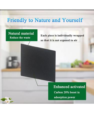 Purifylogix Odor-Absorbing Filter Refill Packs for Simpli-Magic Trash Can | Activated Carbon Deodorizers | Compatible with Built-In Odor Filter (Square 6 Pack) - Buy Online on SooperMarket.com