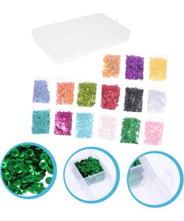 STOBOK 1 Box Decorative Scale Sequins Loose Flat Sequin Rainbow Cup Clothing Items Plastic Dance Costume B 0.5X0.5cm - Buy Online on SooperMarket.com